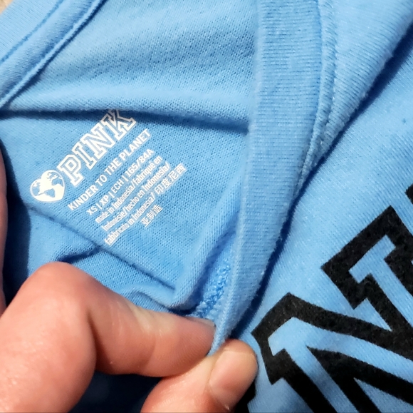 Like new, worn x1!! VSpink "Everyday Tee" in blue XS/S - Picture 3 of 5